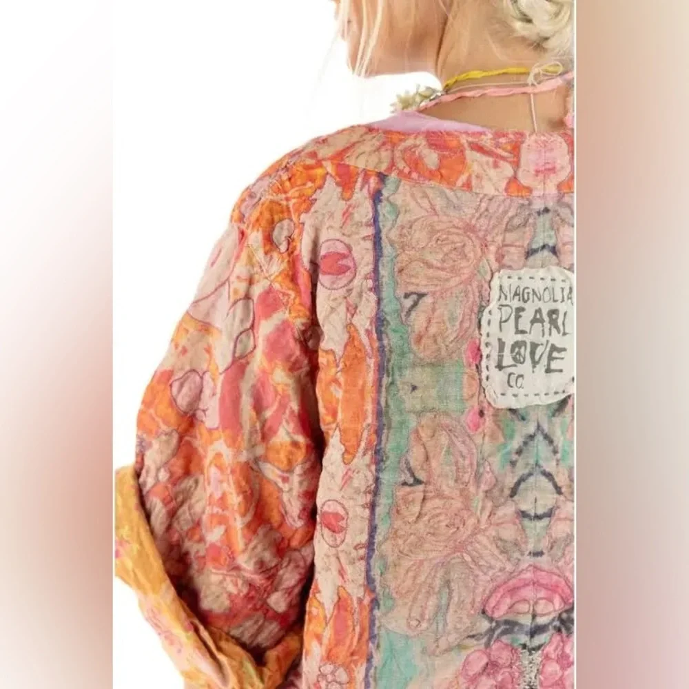 Floral Isabeau Kimono in Shambala - JACKET 731 - Picture 4 of 7